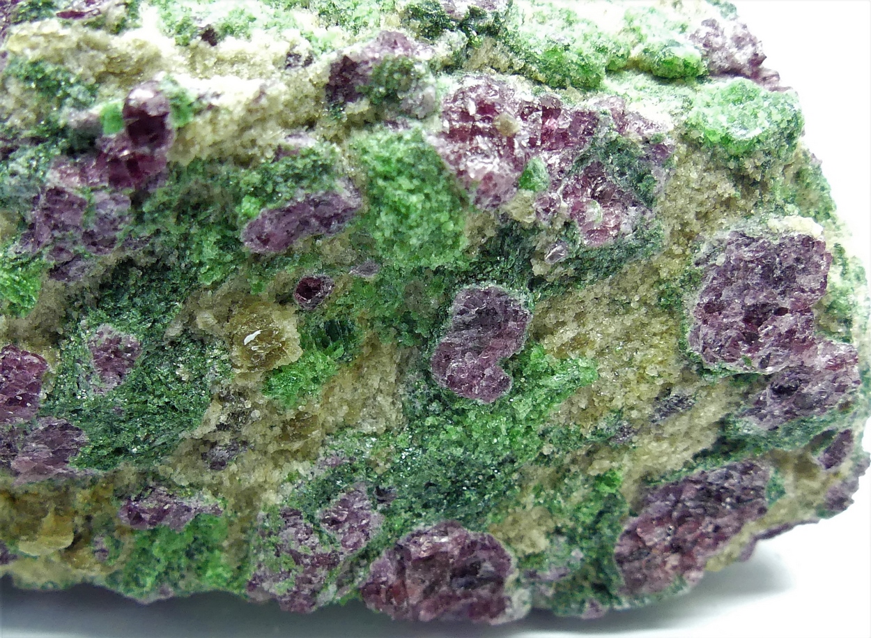 Pyrope Chromian Diopside & Forsterite