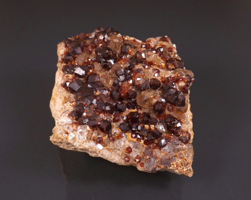 Garnet Var Spessartine & Smoky Quartz Quartz