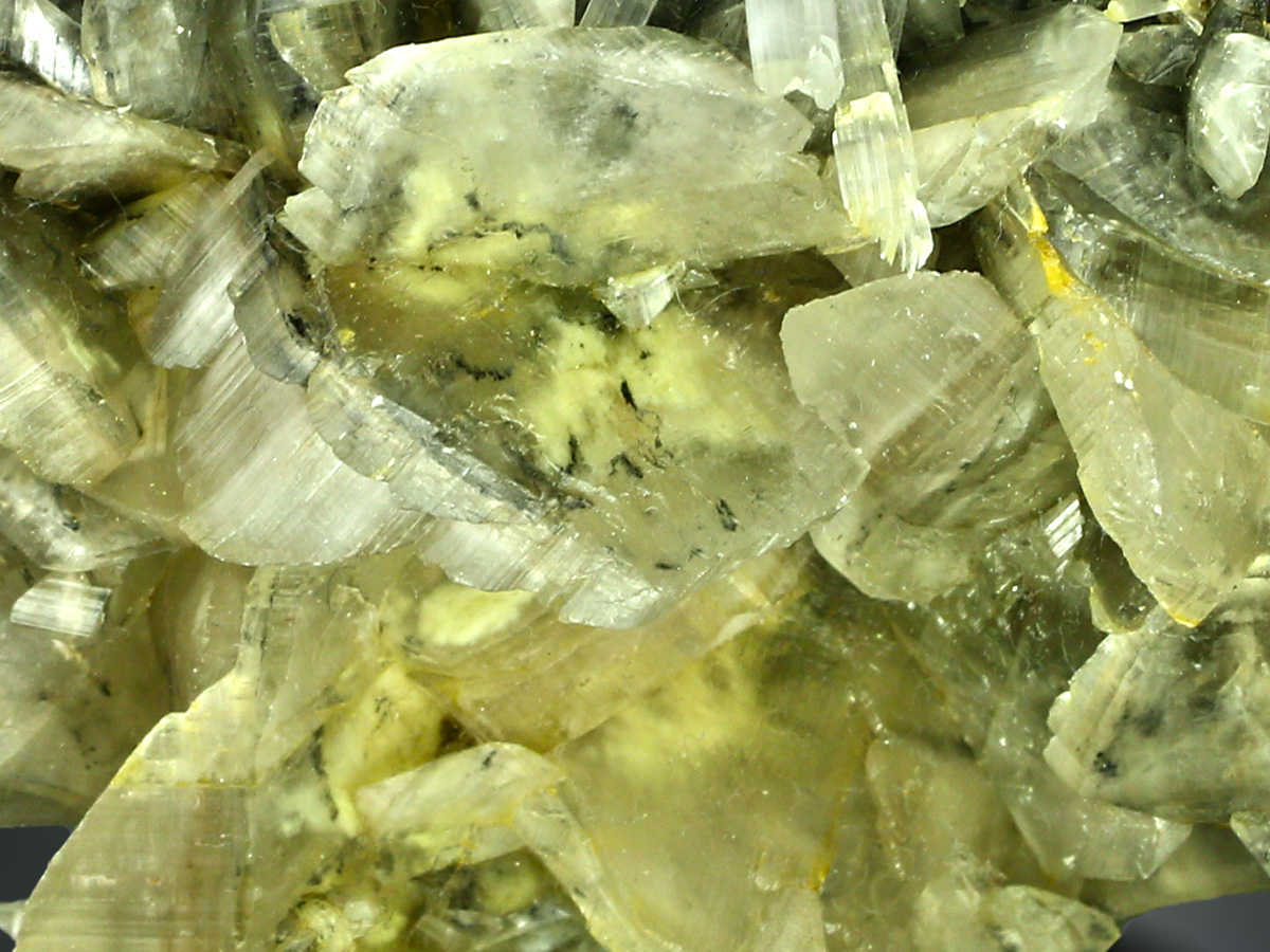 Gypsum Var Selenite With Celestine & Sulphur