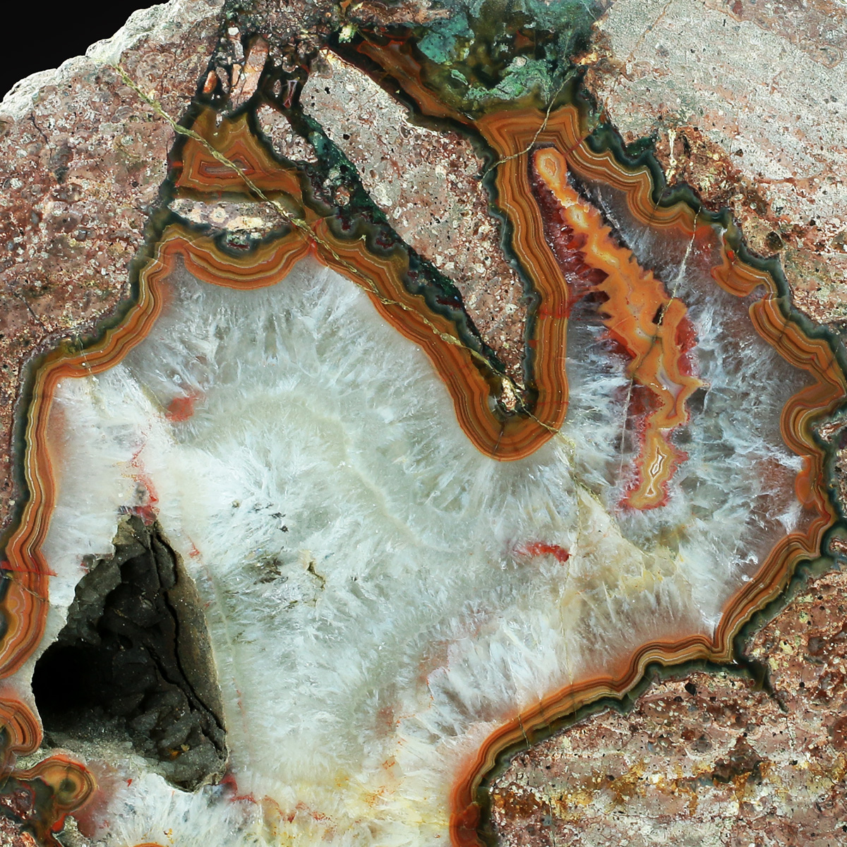 Agate With Quartz Geode