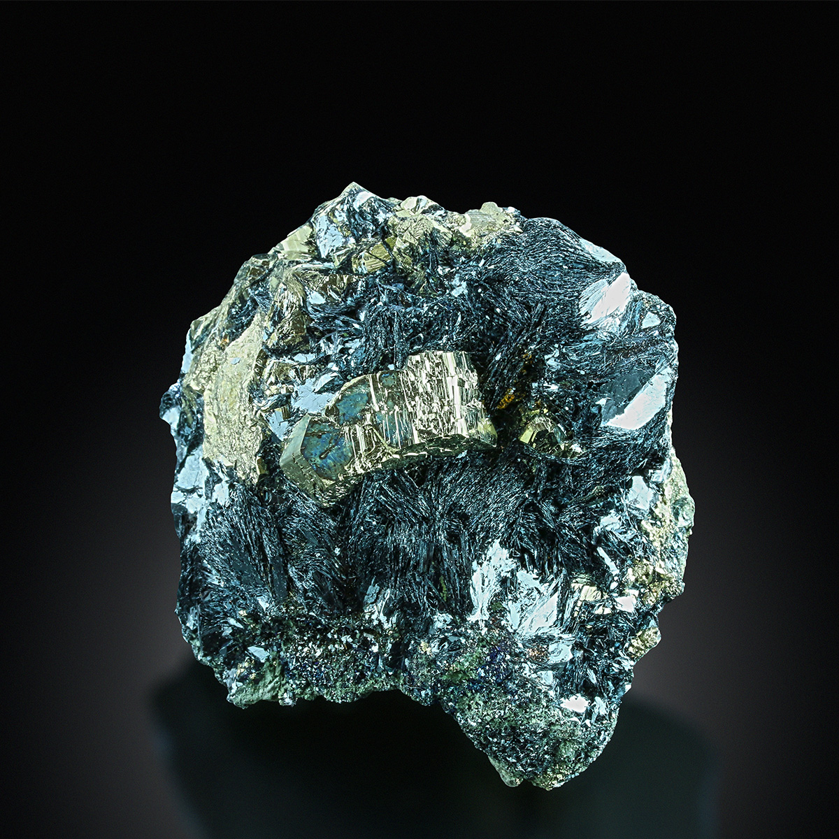 Pyrite On Hematite