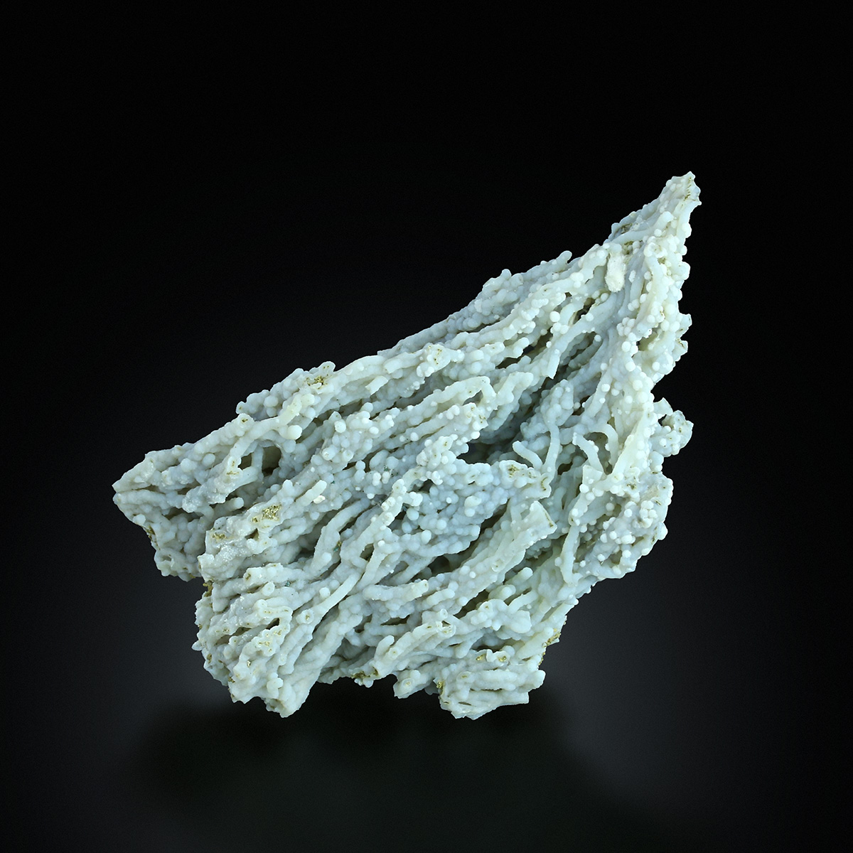 Mordenite With Thomsonite On Chalcedony