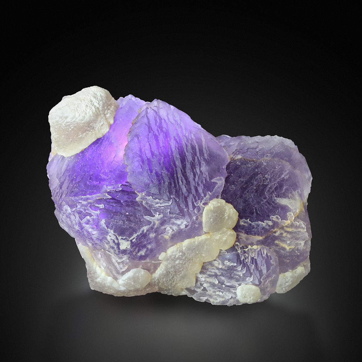 Fluorite With Aragonite