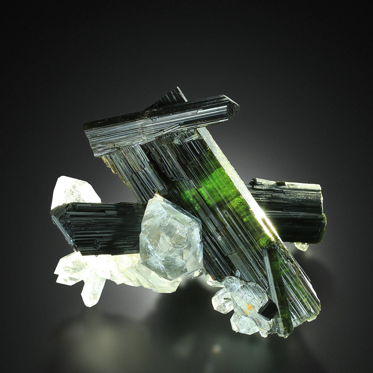 Elbaite With Quartz