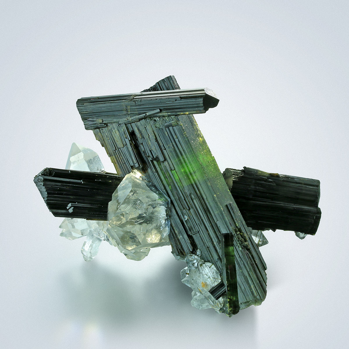 Elbaite With Quartz