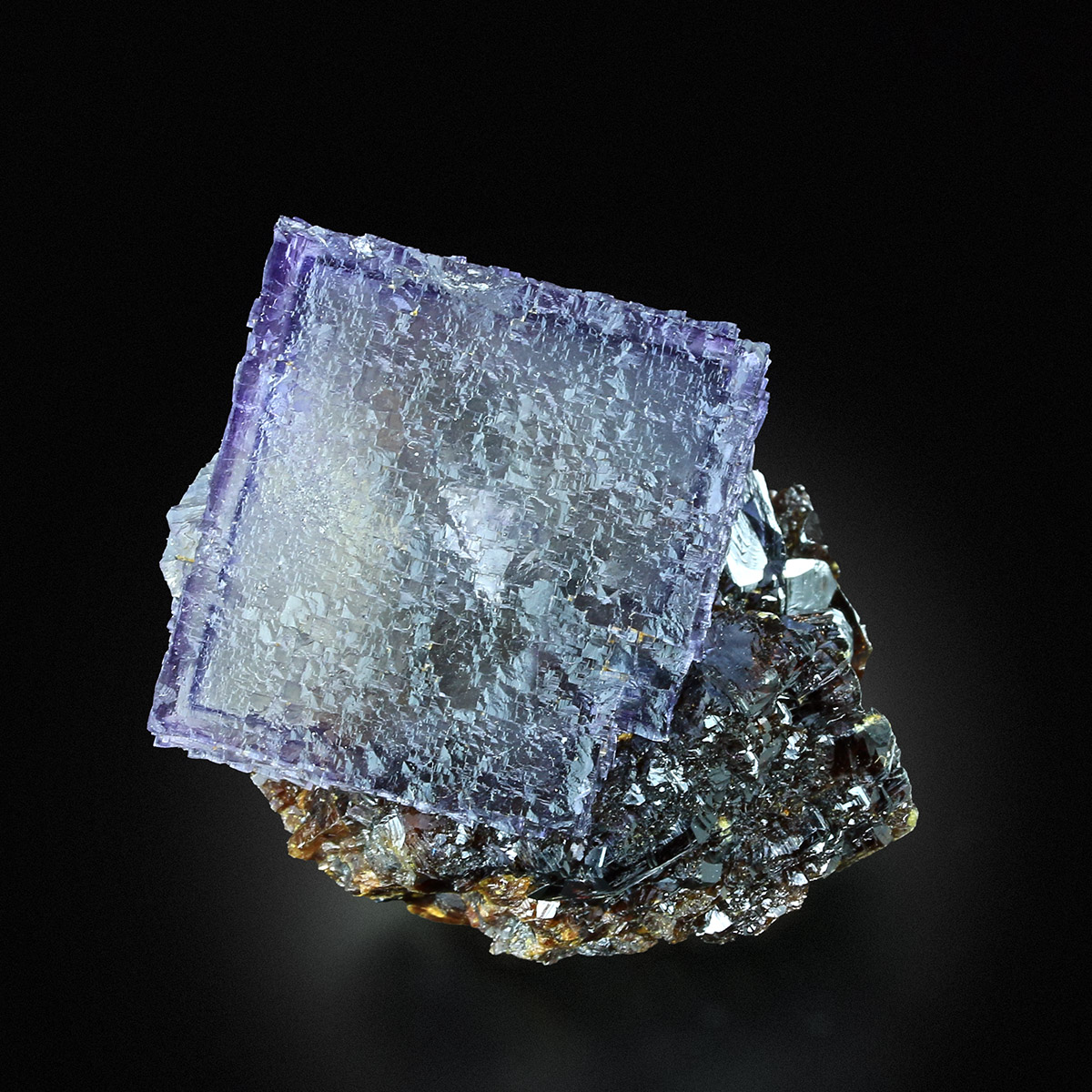 Fluorite With Sphalerite