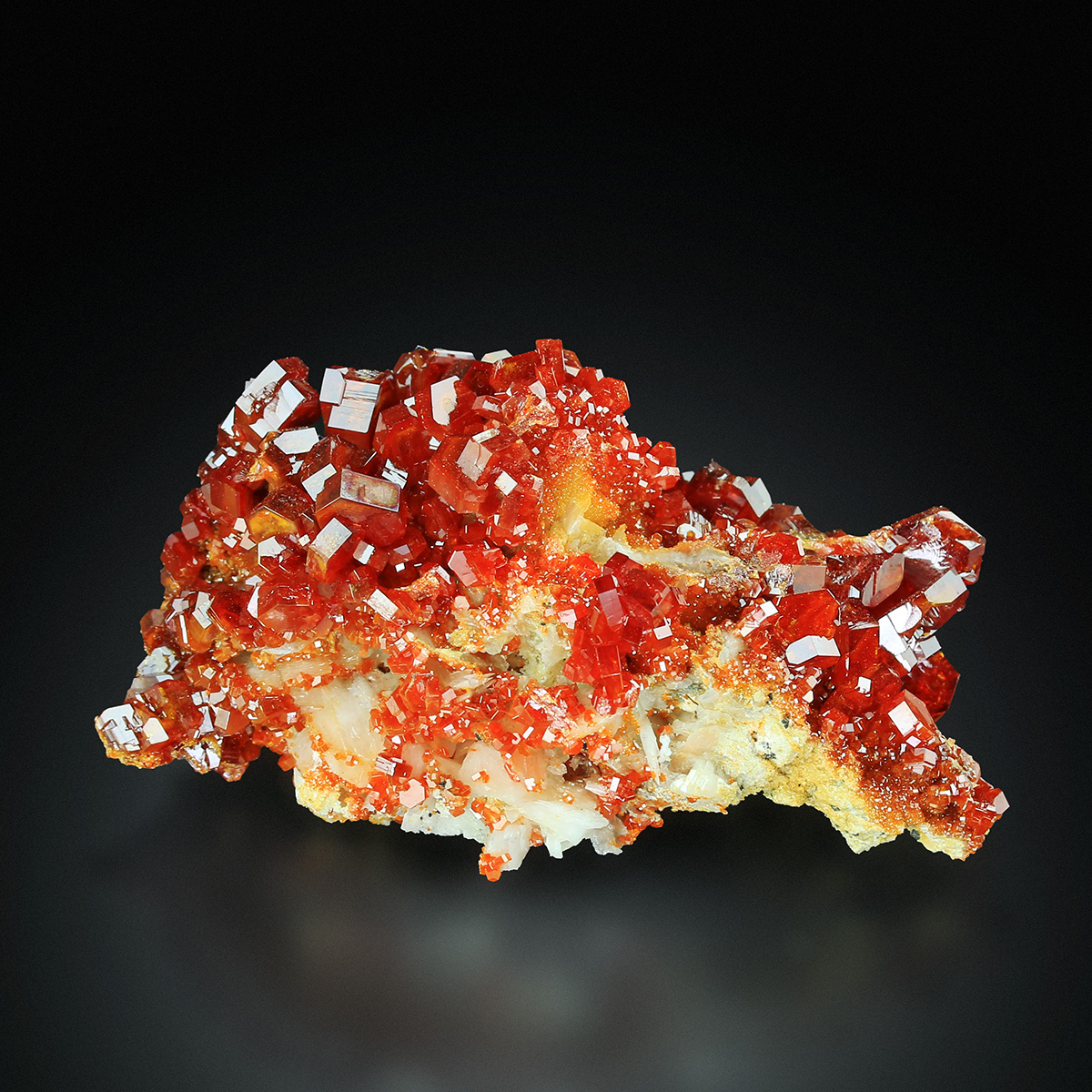 Vanadinite With Baryte