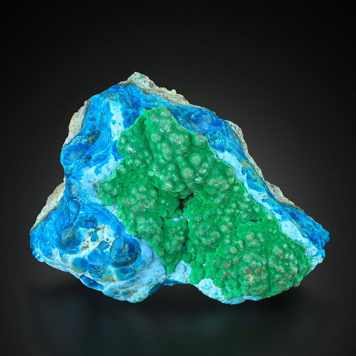 Chrysocolla With Malachite