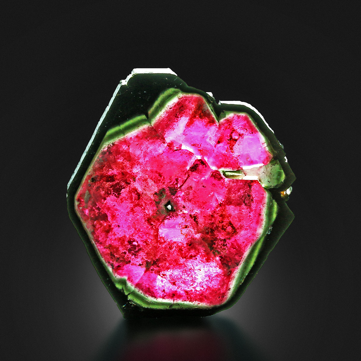 Elbaite Polished Section