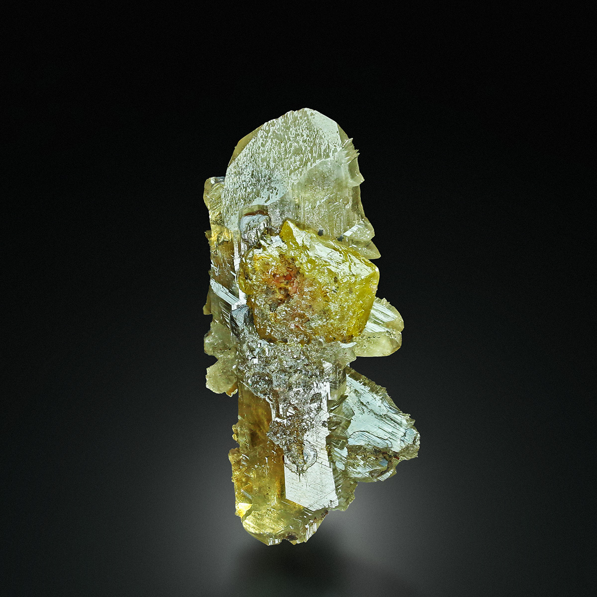 Wulfenite On Cerussite