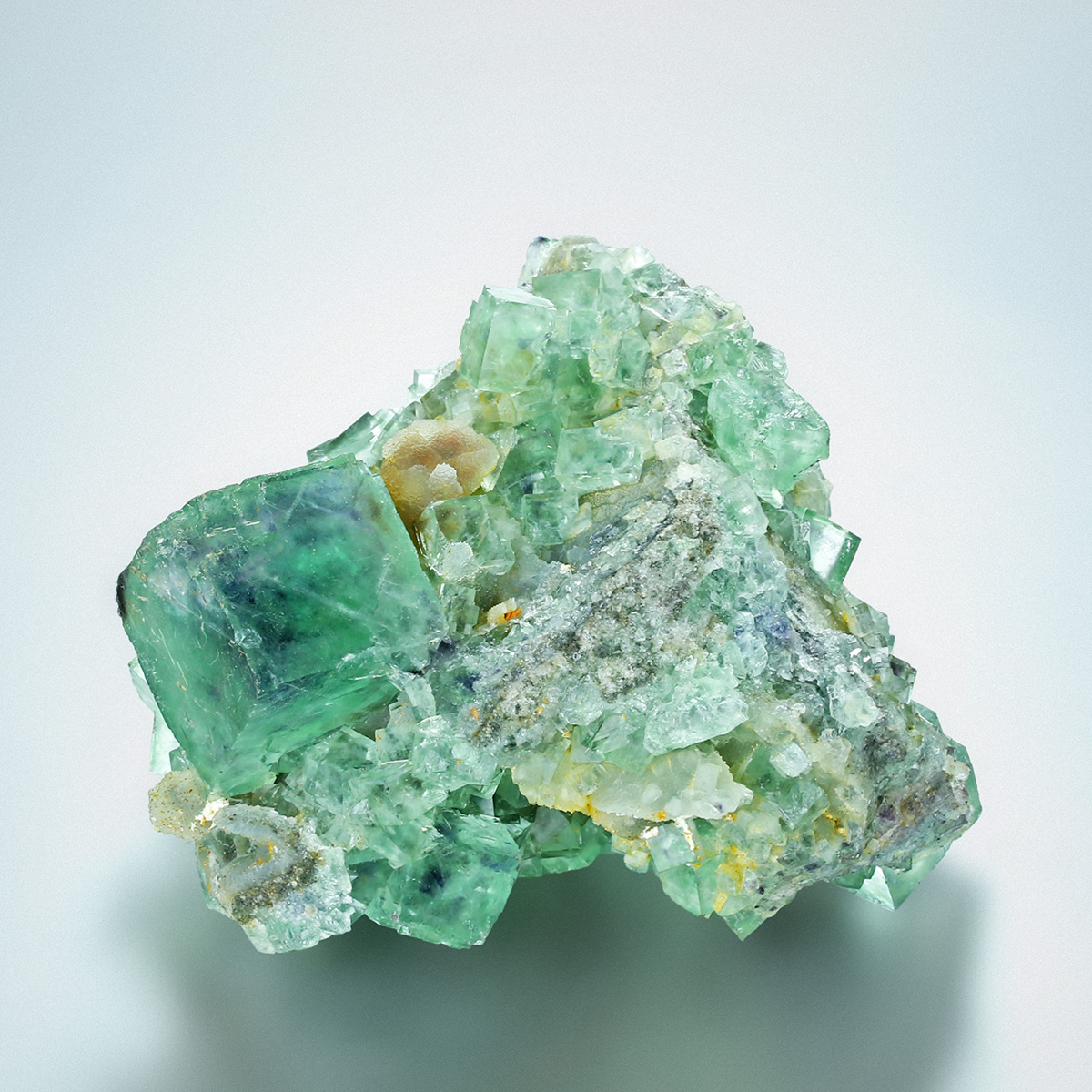 Fluorite With Chalcedony