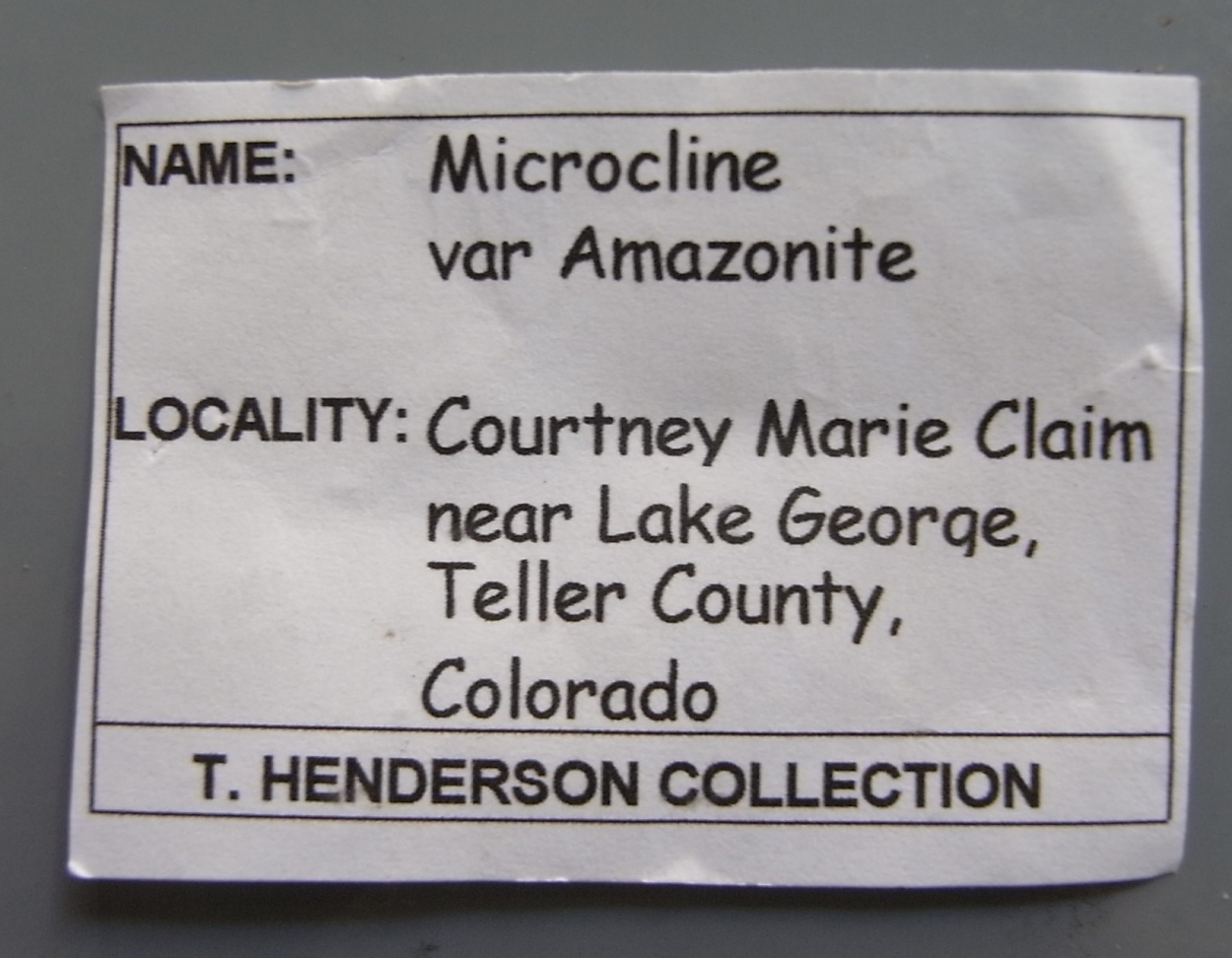 Microcline Var Amazonite
