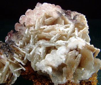 Baryte & Calcite With Plattnerite