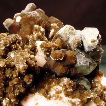 Fluorite & Phlogopite On Orthoclase