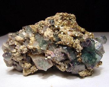 Fluorite Pyrite & Muscovite