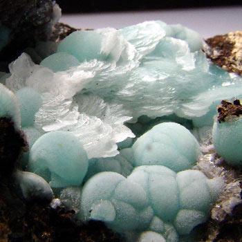 Hemimorphite & Calcite