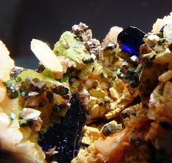 Wulfenite & Azurite