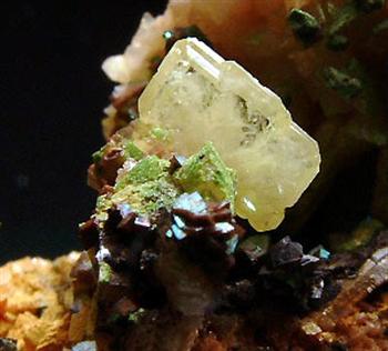 Wulfenite & Azurite