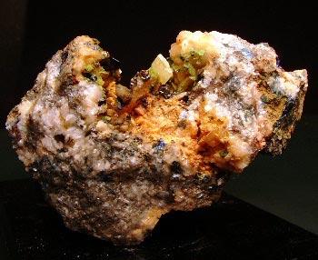 Wulfenite & Azurite