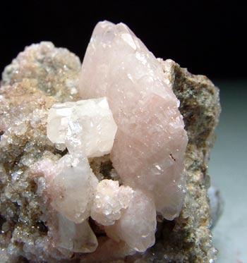 Calcite On Analcime