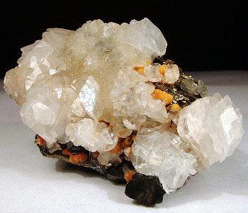 Calcite On Pyrite & Pyrrhotite