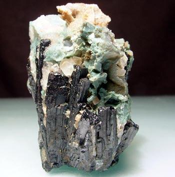 Ilvaite With Chalcedony & Quartz