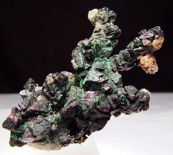 Native Copper Cuprite & Malachite