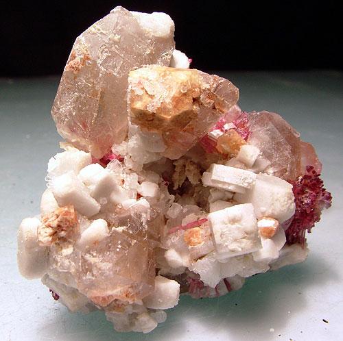 Rubellite Rhodizite Feldspar & Quartz