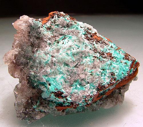 Aurichalcite Hemimorphite & Calcite