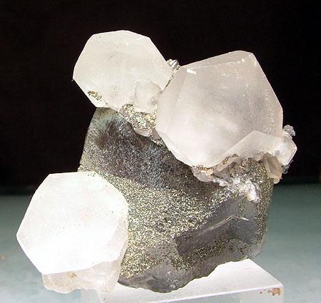 Calcite With Fluorite & Pyrite