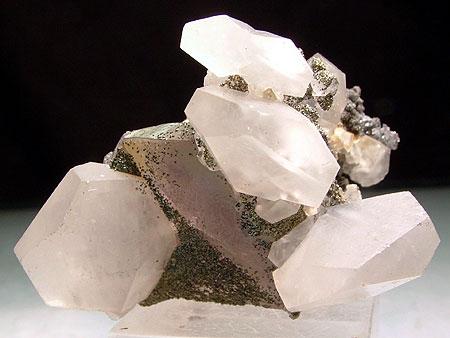 Calcite With Fluorite & Pyrite