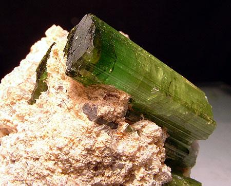 Elbaite With Albite & Quartz