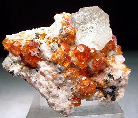 Fluorite & Spessartine