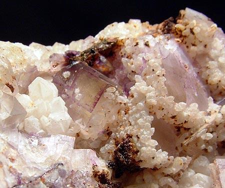 Fluorite Chalcopyrite & Quartz