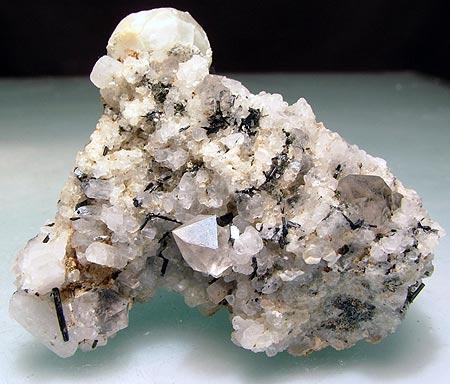 Fluorite With Quartz & Richterite