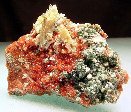 Hessonite Diopside & Clinochlore