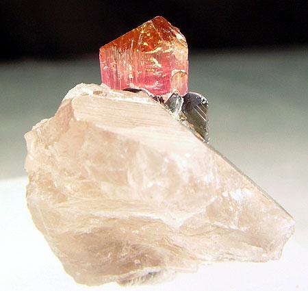 Liddicoatite & Quartz