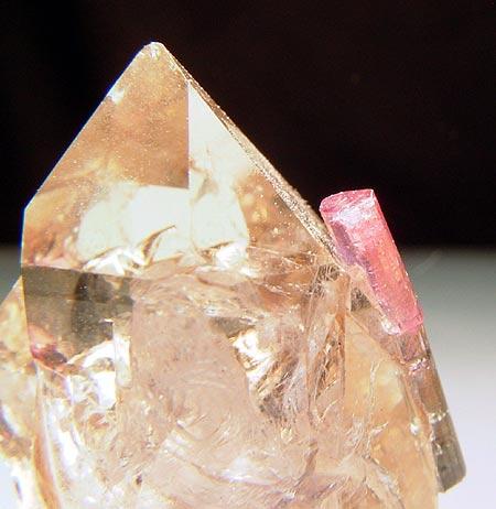 Liddicoatite With Citrine