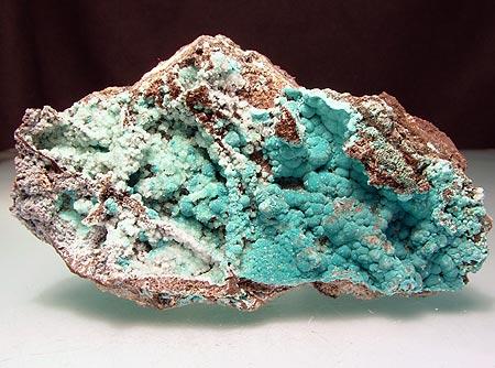 Rosasite & Calcite