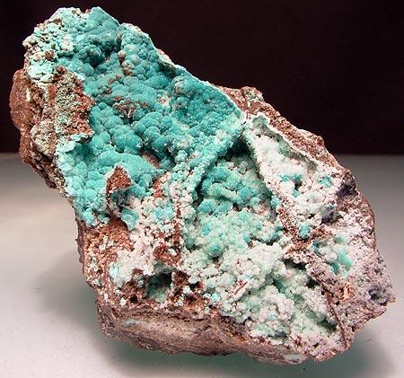 Rosasite & Calcite