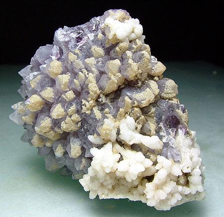 Amethyst Calcite & Siderite