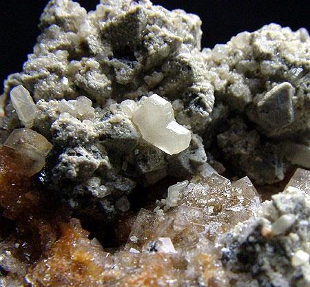 Cerussite Galena & Fluorite
