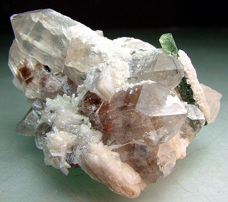 Elbaite & Quartz With Astrophyllite