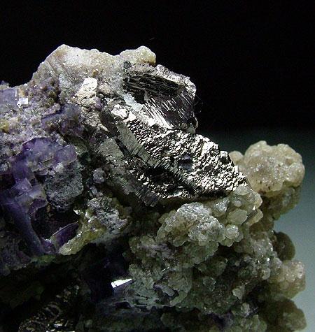 Fluorite Arsenopyrite & Gilbertite