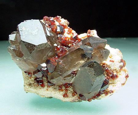 Spessartine & Smoky Quartz