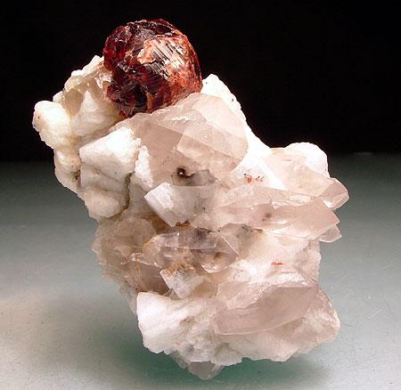 Spessartine Quartz & Albite