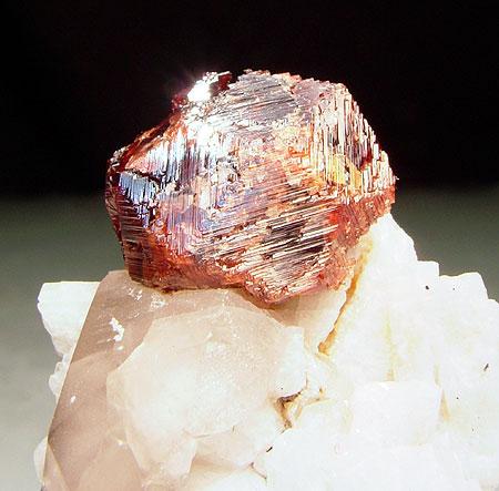 Spessartine Quartz & Albite