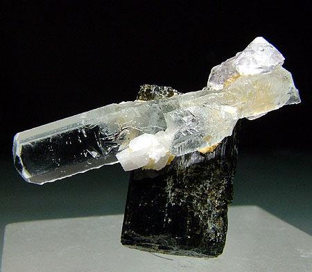 Aquamarine Elbaite & Fluorite