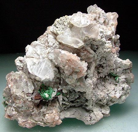 Calcite Dolomite & Malachite