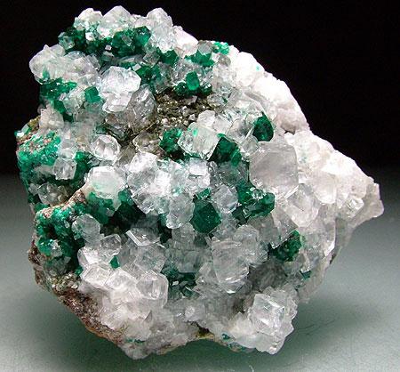 Dioptase & Calcite